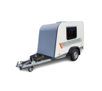 Einachsiger Campinganhänger MINI CAMPER Wohnwagen 245x120x140cm mit zGM 750kg