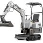 Minibagger „Bobmaster Pro“ – Diesel, 890 kg mit Knickarm + Schaufel-Set