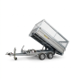 Dreiseitenkipper 2700 kg Tandem – Elektrohydraulik, Laubgitter & Rampen