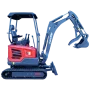 Mini-Bagger LEITE CL20S (2t) – Kompaktbagger für Baustelle & Erdarbeiten