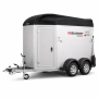 Blomert ISI Blitz Pferdeanhänger Alu 1700 kg 2 Pferde mit Sattelkammer Aluminium Anhänger Pony Pferdeanhänger NEU